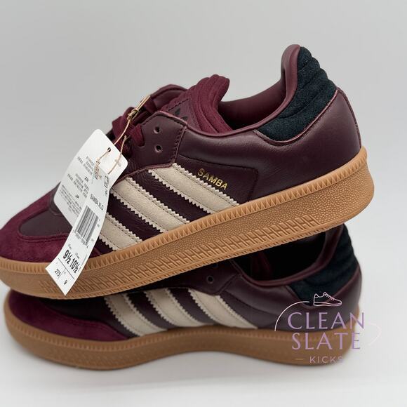 Adidas Samba XLG Maroon/Beige/Gum Men\'s 9.5 Women\'s 10.5 NWT main image 5